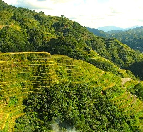 by Wilson Loo on Flickr.The Banaue Rice Terraces are 2000-year old terraces that were carved into the mountains of Ifugao in the Philippines by ancestors of the indigenous people.