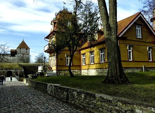 by mustlane on Flickr.Entrance to Kuressaare Castle in Saaremaa island, Estonia.