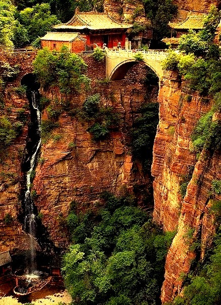 Waterfall, Mount Cangyan, Hebei, China