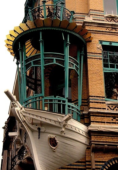 Art nouveau architecture in Antwerp, Belgium
