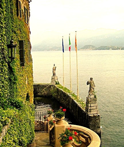 View from Villa Balbianello in Lenno - Lake Como, Italy