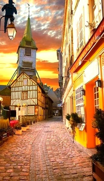 Sunset, Honfleur, Normandy, France