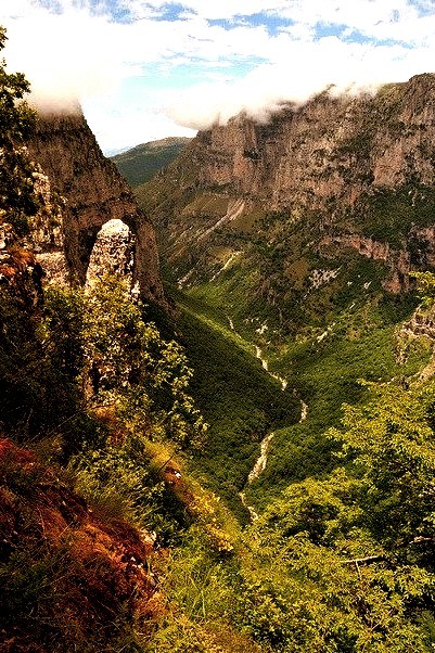 Vikos Gorge in Pindus Mountains, Epirus, Greece