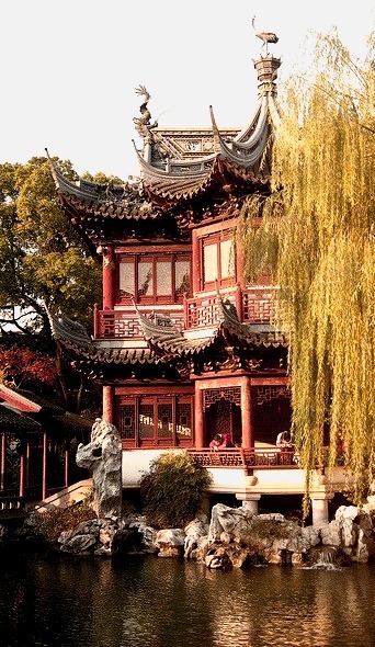 Pagoda in Yuyuan Gardens, Shanghai, China