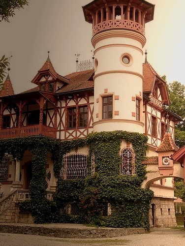 A charming little castle in Herrsching, Bavaria, Germany