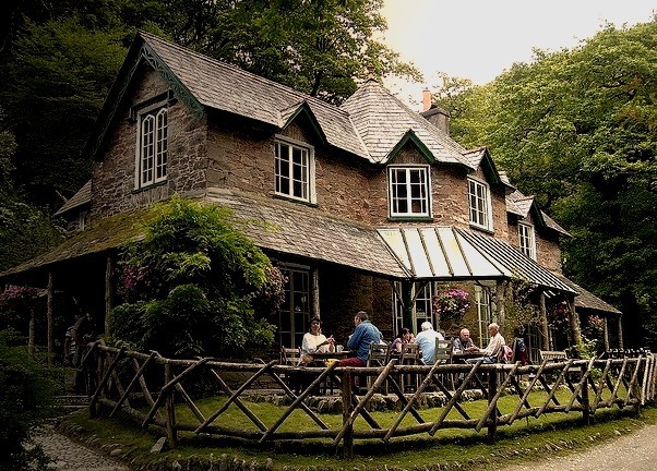 Watersmeet Tea House in Exmoor, England