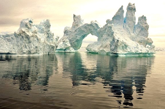 Iceberg near Aasiaat in western Greenland